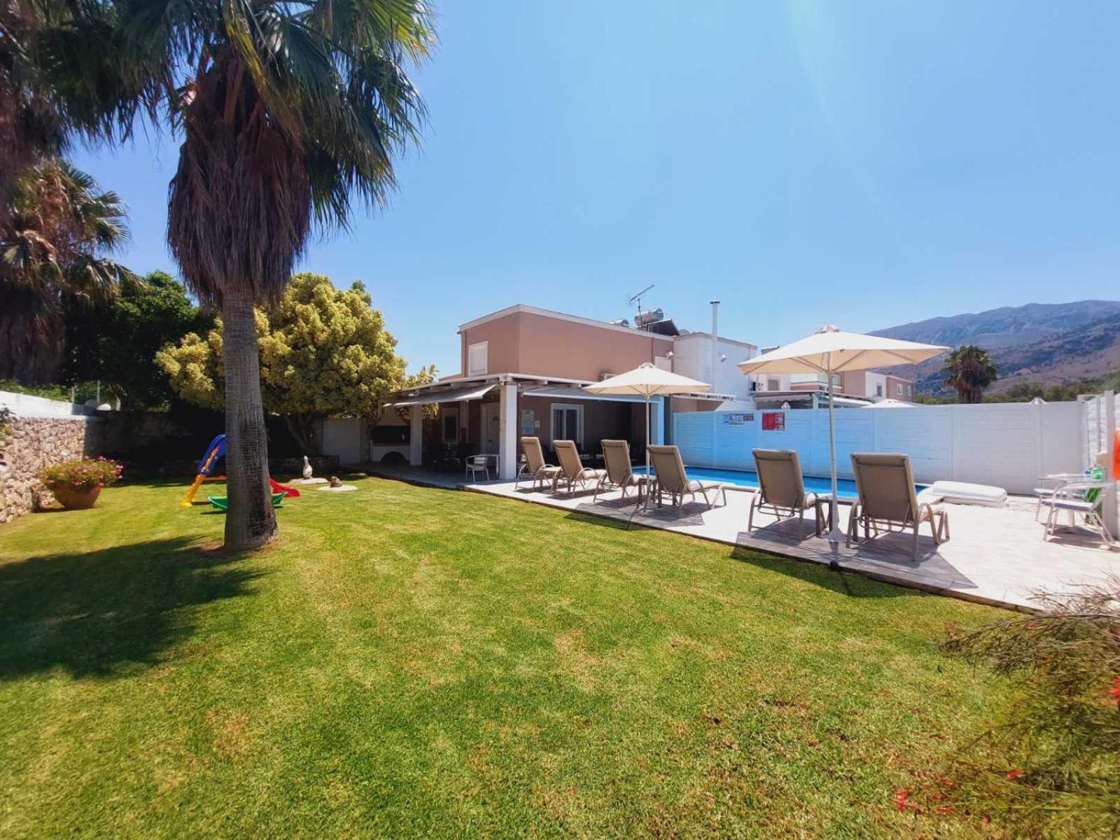 Villa Campos- Less Than 5-Min Walk To Kalivaki Beach Georgioupoli Bagian luar foto
